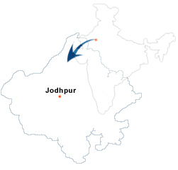Mappa di Jodhpur